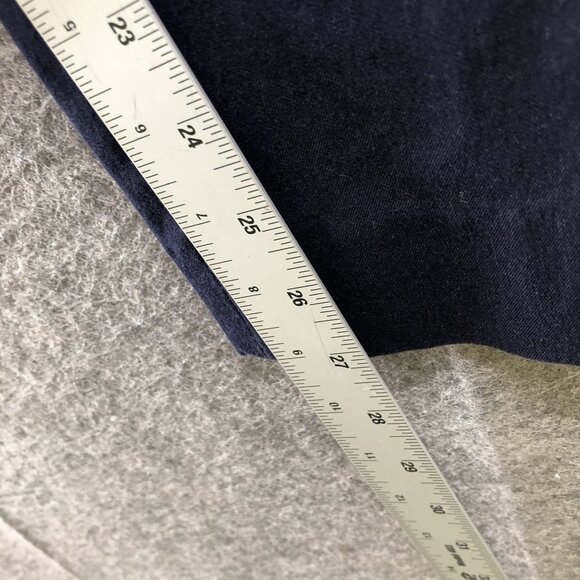 Talbots Chatham Ankle Pants Womens Size 16 Navy Blue Flat Front Slim Skinny - Picture 7 of 11